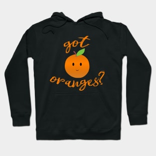 Got Oranges? Deliciously Cute Smiley Happy Face Fruit Hoodie